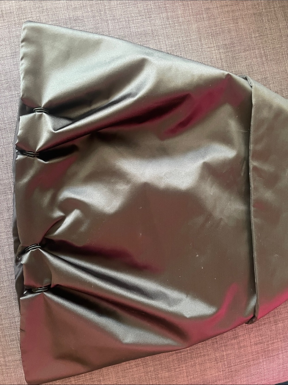 Prada Green Silk Taffeta Wrap Cape (often archived or stylized as a cropped wrap - Picture 11 of 12